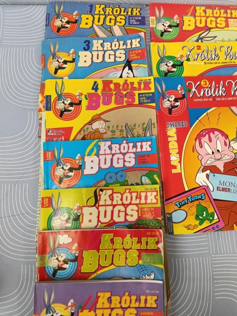 Kultowe komiksy Królik Bugs 14 sztuk