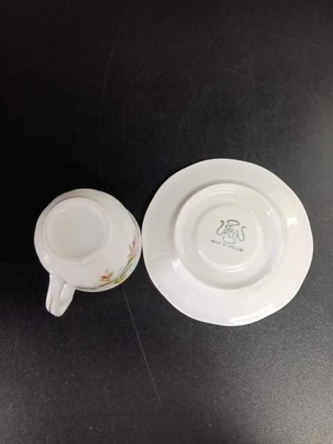 Mini filiżanka do espresso złota róża