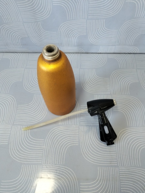 Stary syfon aluminiowy PRL