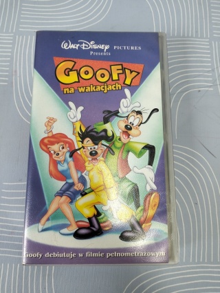 Kaseta VHS Bajka Goofy na wakacjach