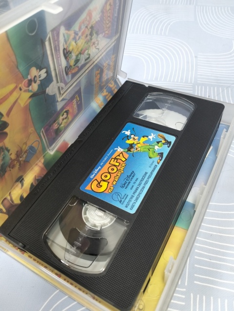 Kaseta VHS Bajka Goofy na wakacjach