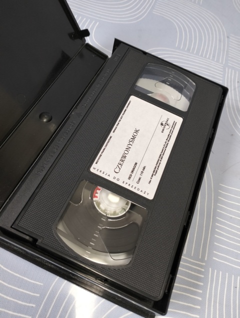 Kaseta VHS Czerwony Smok
