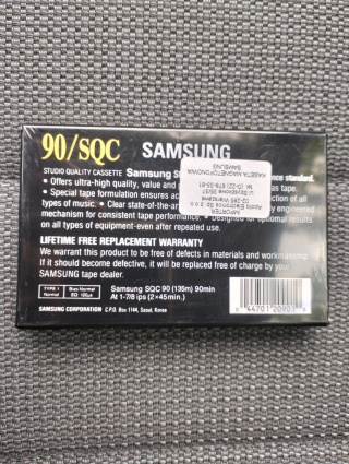 Kaseta magnetofonowa Samsung nowa w folii