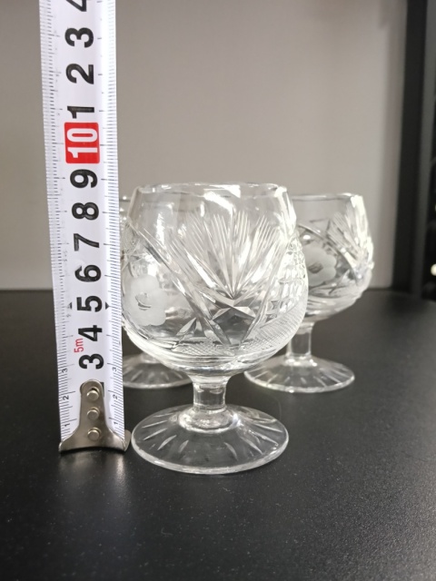 Kryształowe kieliszki vintage K5