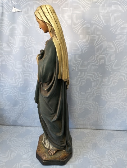 Stara duża figura Matki Bożej unikat