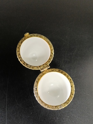 Szkatułka puzderko a'la jajko Faberge