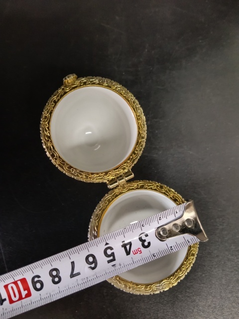 Szkatułka puzderko a'la jajko Faberge