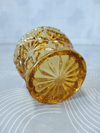 Wazonik tealight szkło vintage