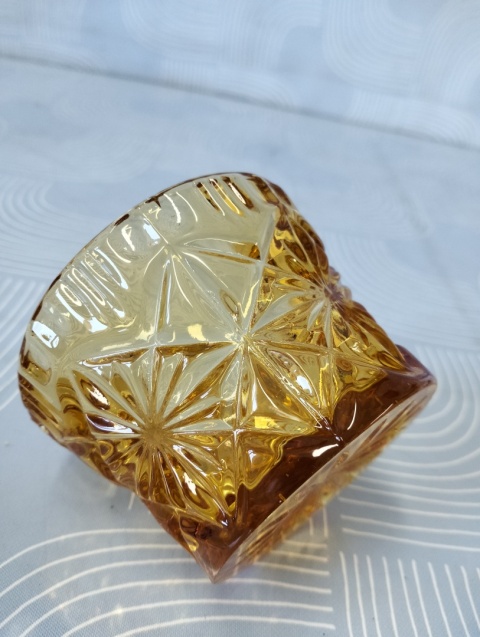 Wazonik tealight szkło vintage